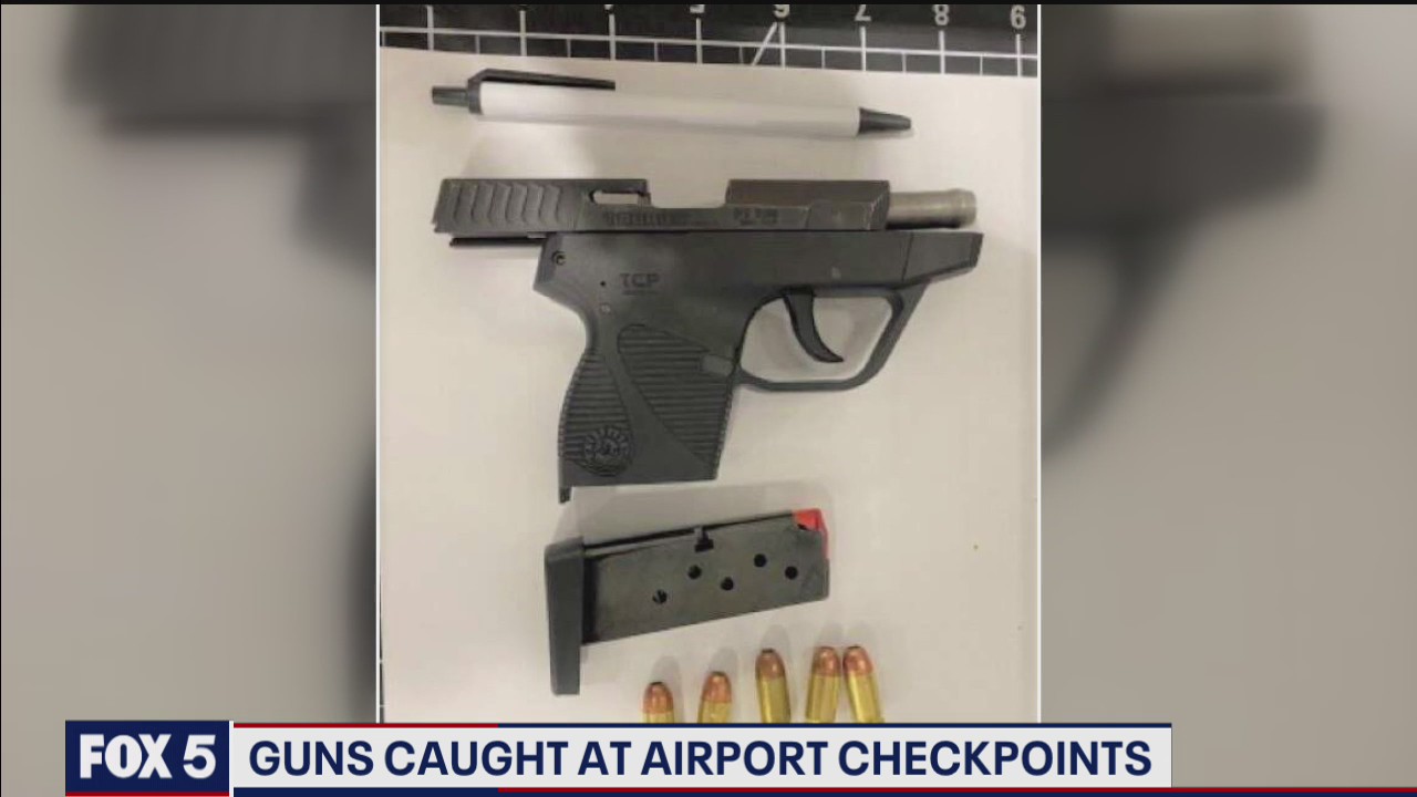 Airport officials say more guns turning up at checkpoints