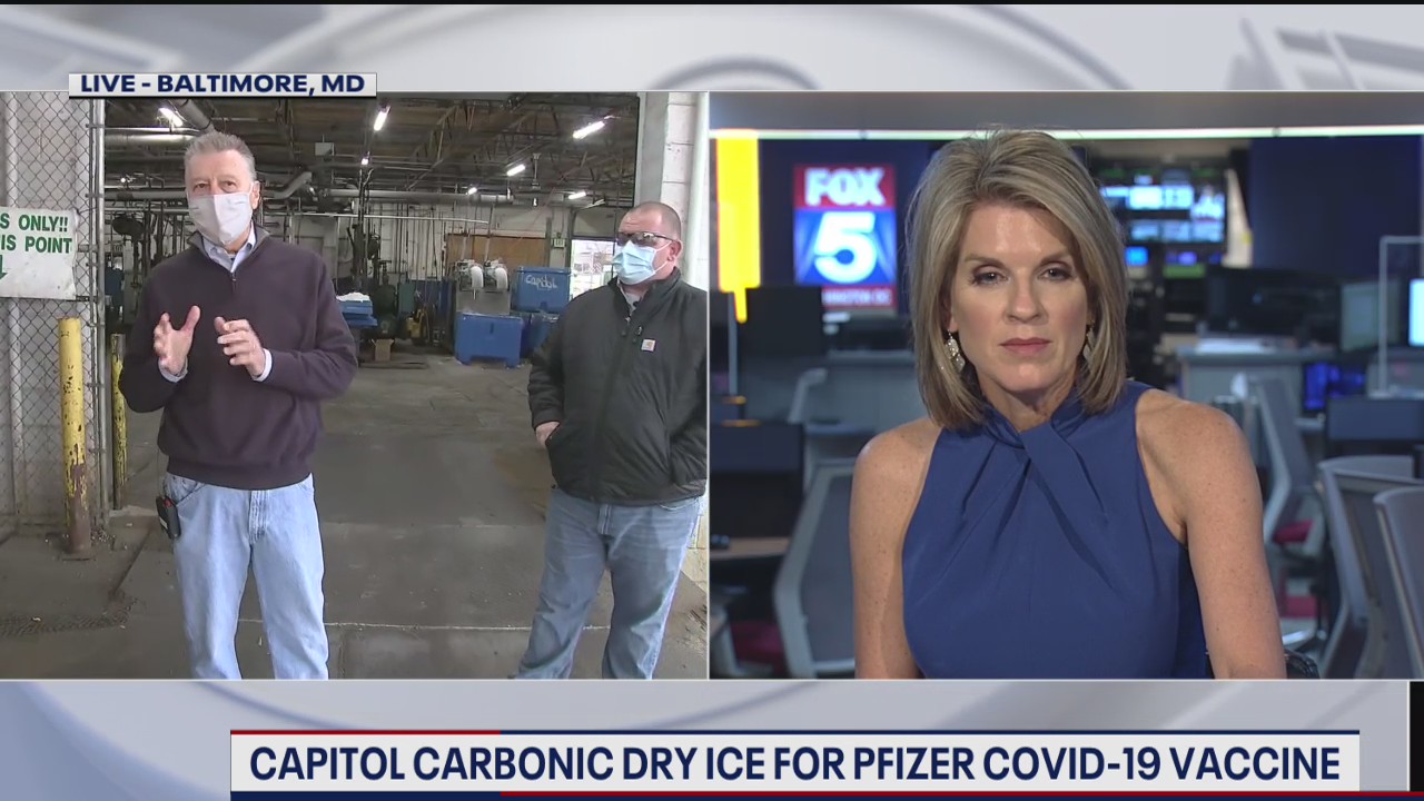 Capitol Carbonic produces dry ice for Pfizer COVID-19 vaccine