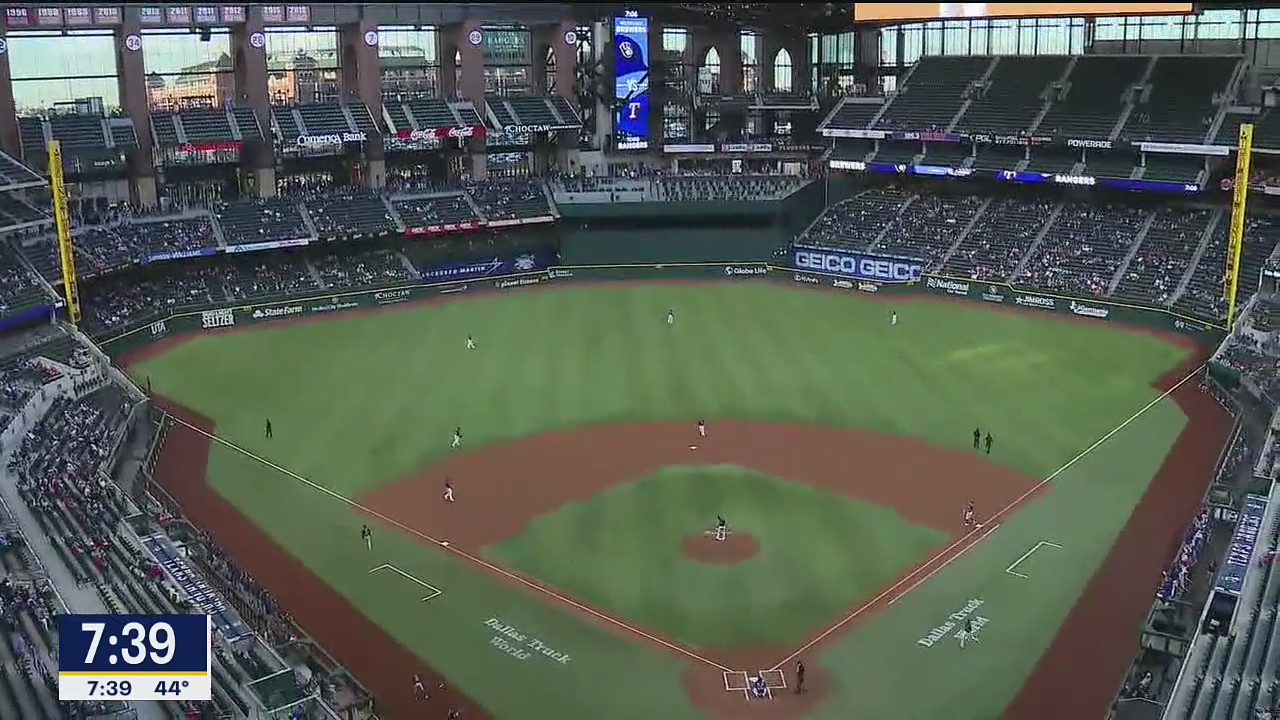 President Biden criticizes full capacity at Rangers home opener