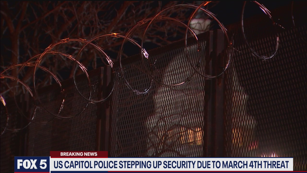 US Capitol Police stepping up security due to March 4th threat