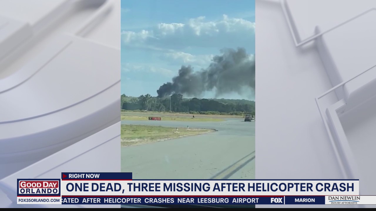 1 dead, 3 missing after firefighting helicopter crashes near Leesburg during training exercise