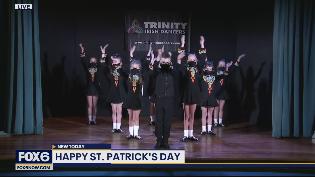 This year’s St. Patrick’s Day celebrations won’t be as big as years past, but that’s not stopping the Trinity Irish Dancers from doing their best to spread some cheer