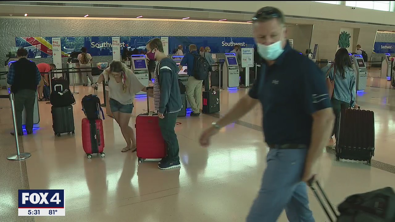 More people starting to feel comfortable with air travel as more vaccinations are happening