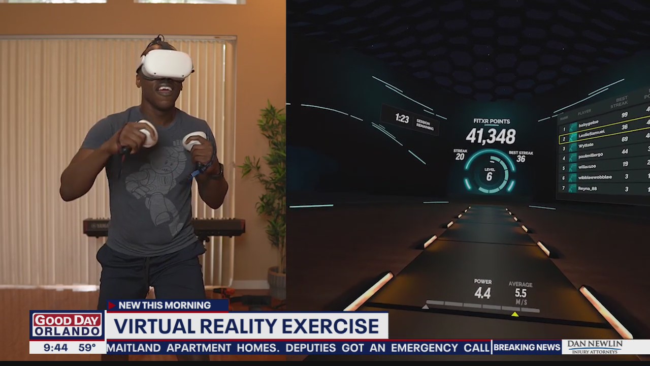 Virtual reality exercise