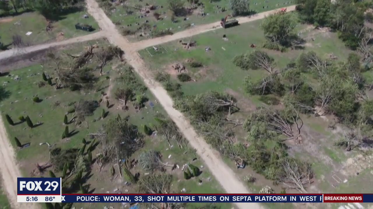 Cleanup continues in Cape May County after tornado touches down