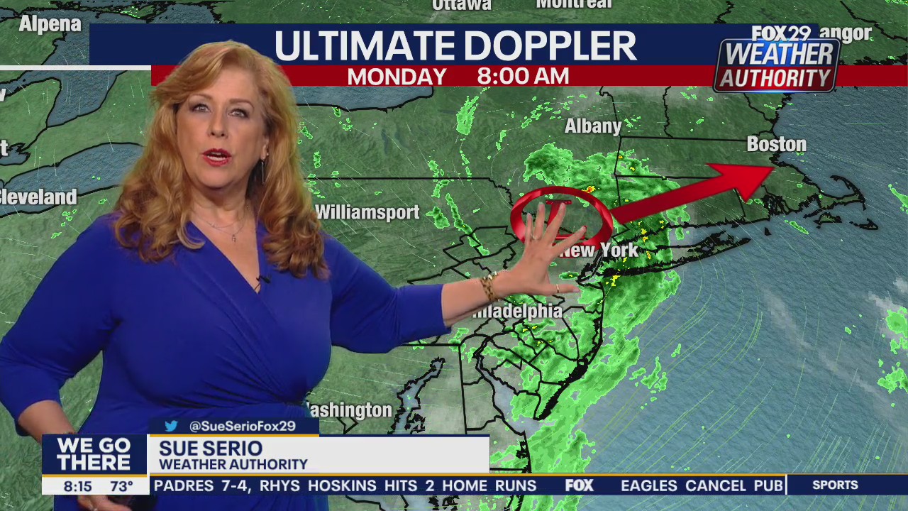 Weather Authority: Monday 8 am update