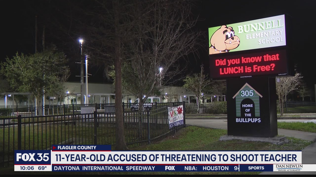 Student, 11, accused of threatening to shoot teacher