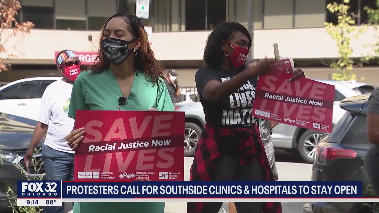 Nurses call for South Side clinics and hospitals to stay open