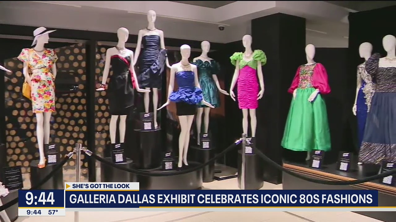 Iconic 80s fashion on display at Galleria Dallas