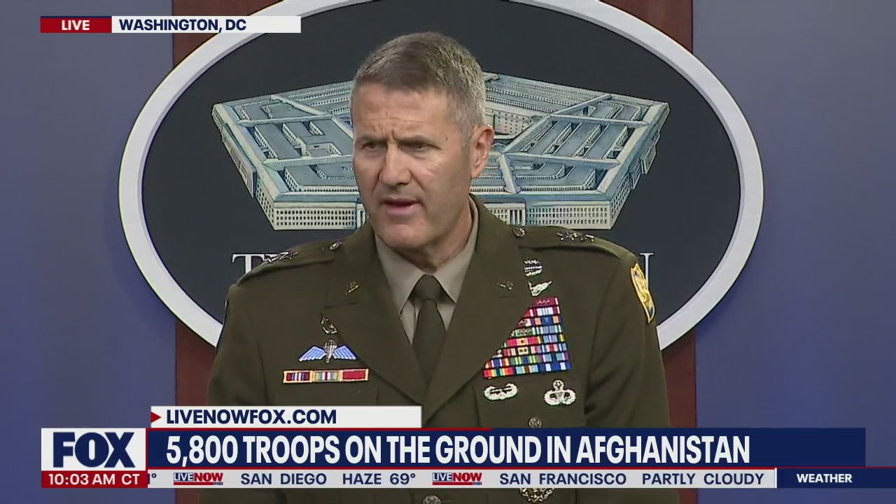 Pentagon update on Afganistan | LiveNOW from FOX