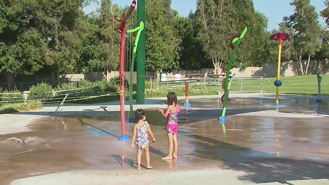 LA County splash pads reopen ahead of hot weekend