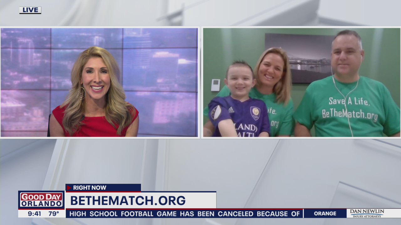 An Orlando boy is looking for a bone marrow donor