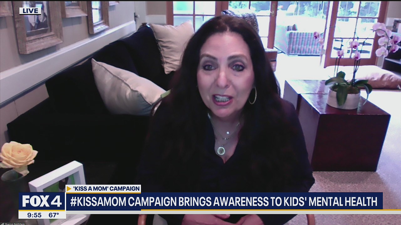 Kiss A Mom campaign brings awareness to kids' mental health