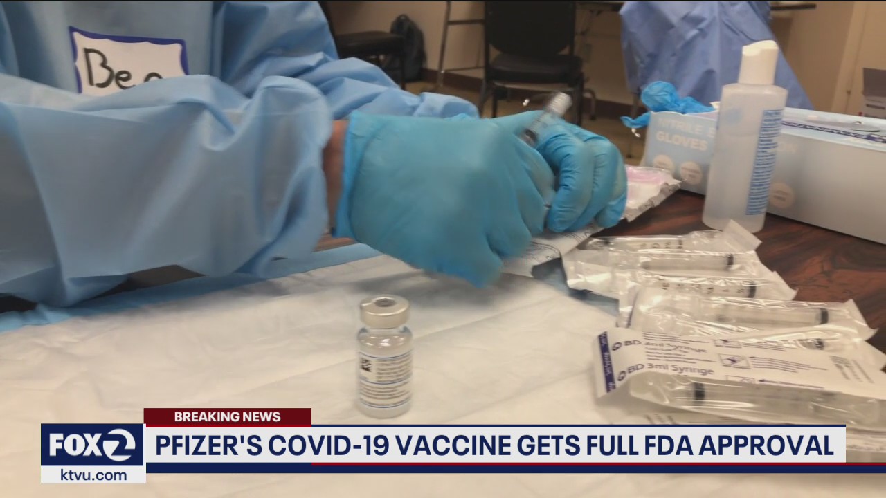 Pfizer COVID vaccine gets FDA approval