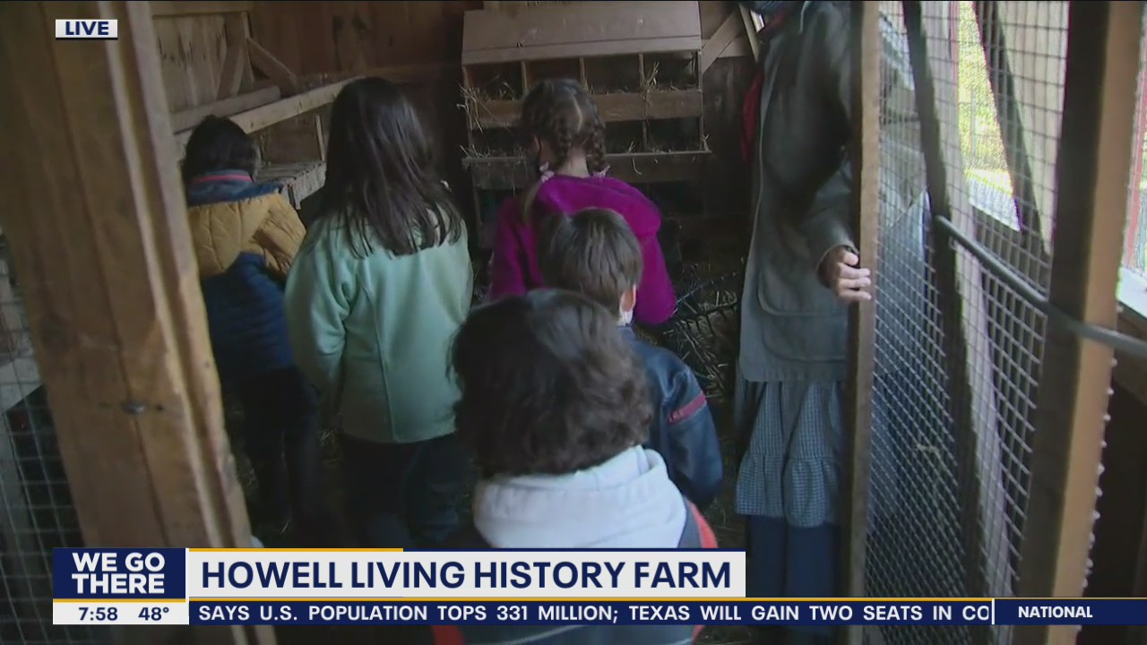 Jenn stops by the Howell Living History Farm