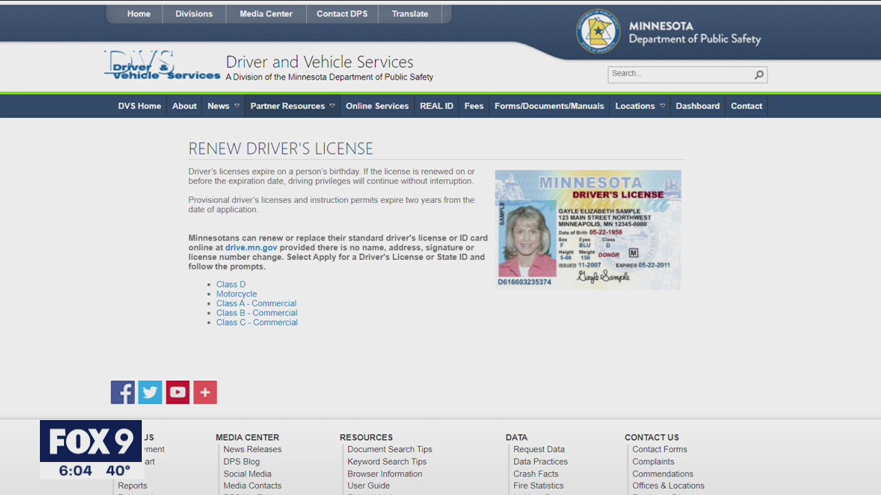 Minnesota driver's license COVID-19 extensions end March 31