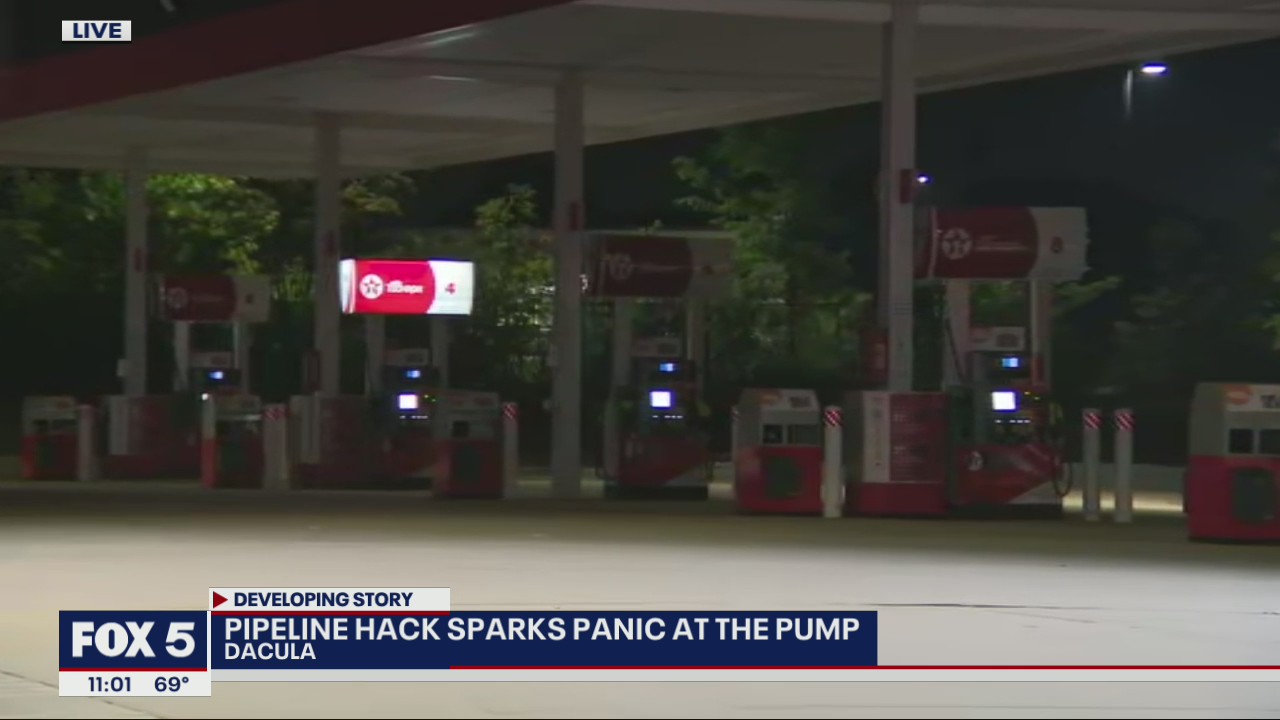 Pipeline hack sparks panic at the gas pump