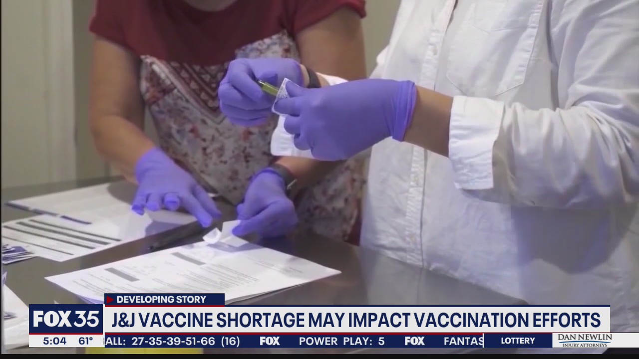 Johnson & Johnson vaccine shortage may impact supply in Florida