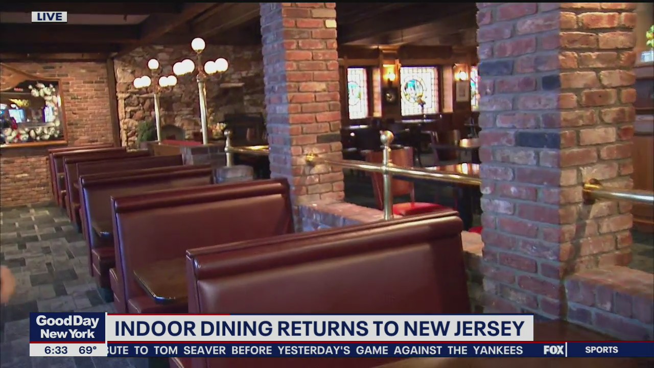 Indoor dining resumes in NJ