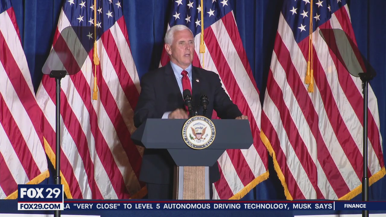 VP Pence speaks at FOP Lodge in Northeast Philadelphia