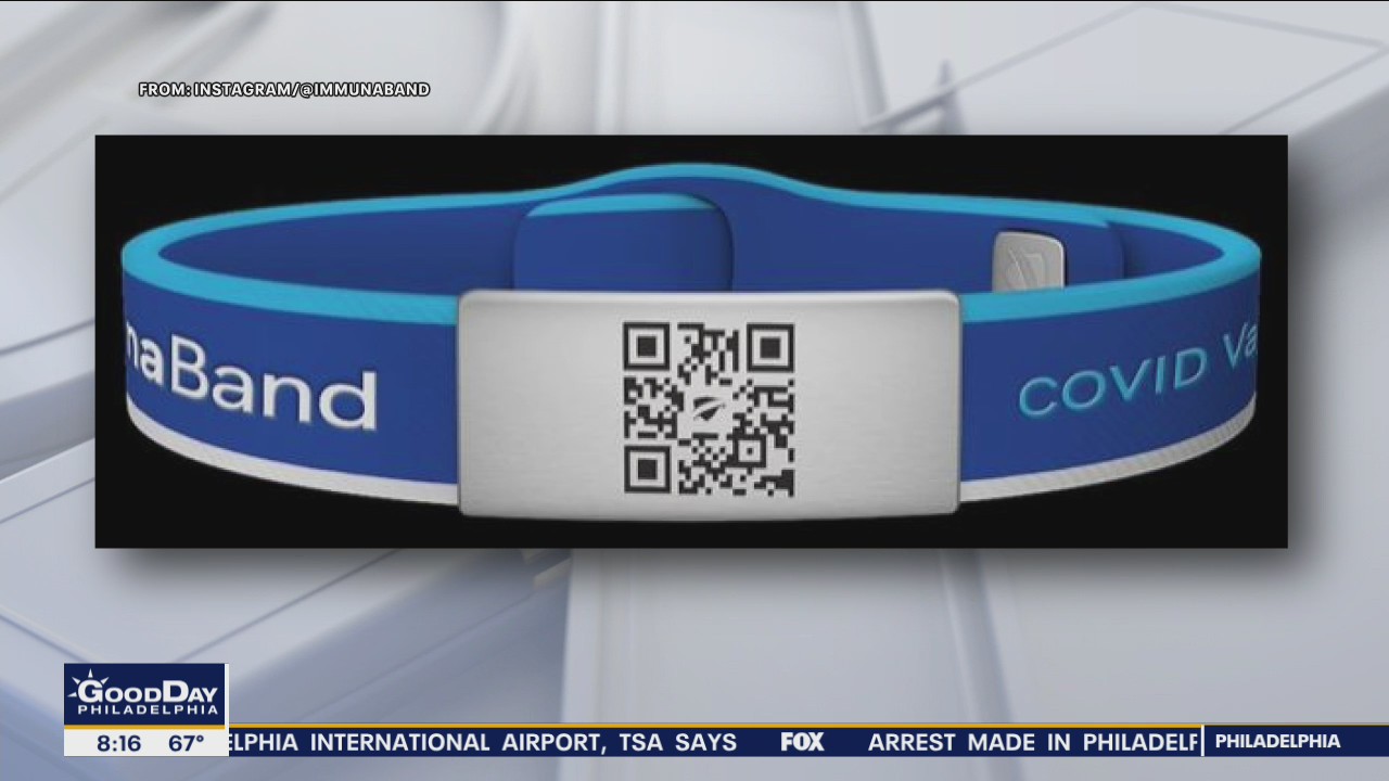 Doctor creates ImmunaBands to digitally access and show coronavirus vaccination