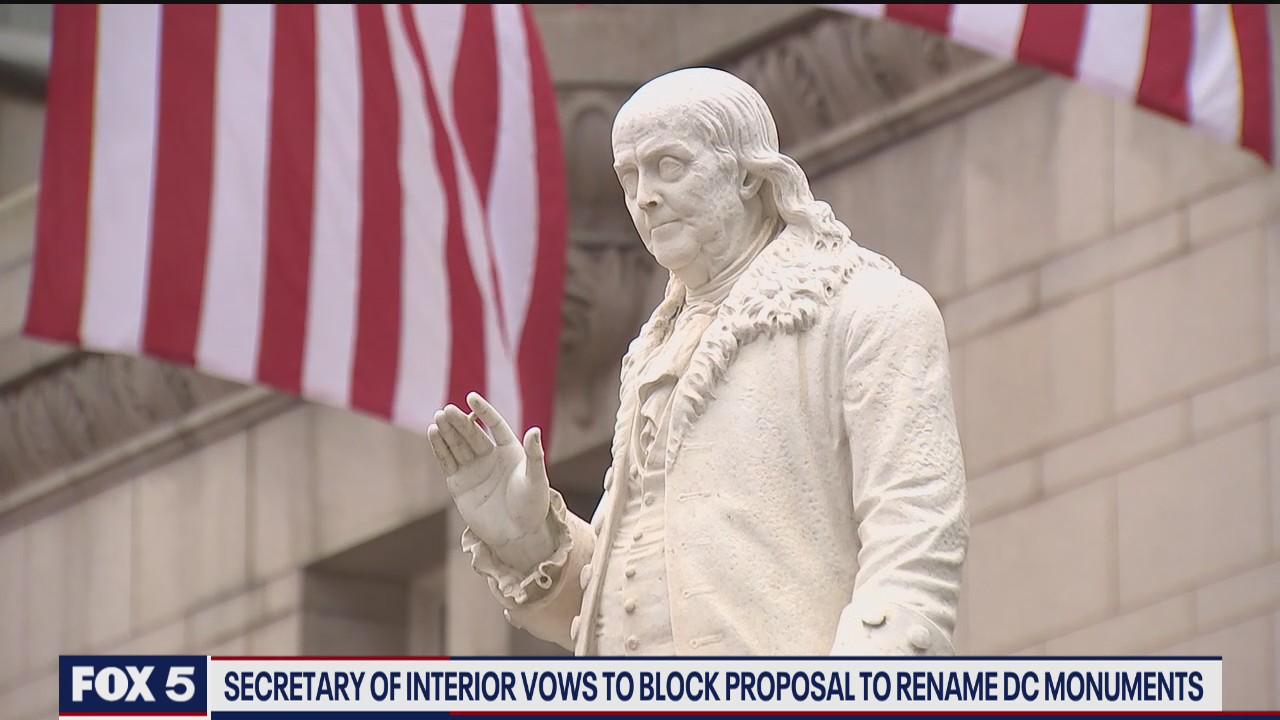 Secretary of the Interior vows to block DC monument move