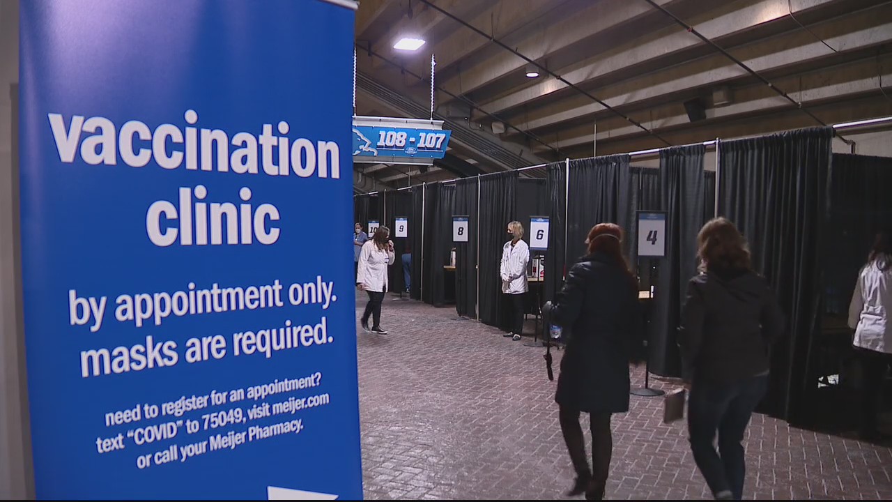 Ford Field announced as a mass vaccination site