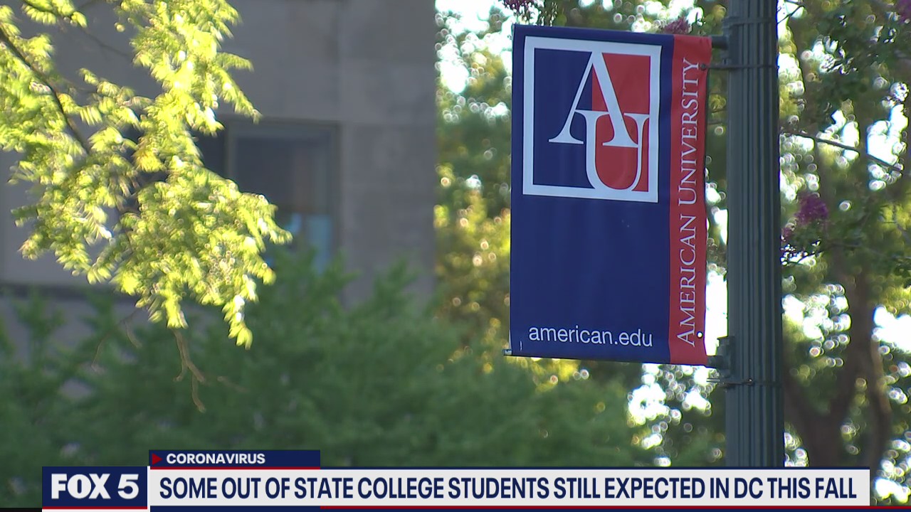 Some out-of-state college students still expected in DC this fall