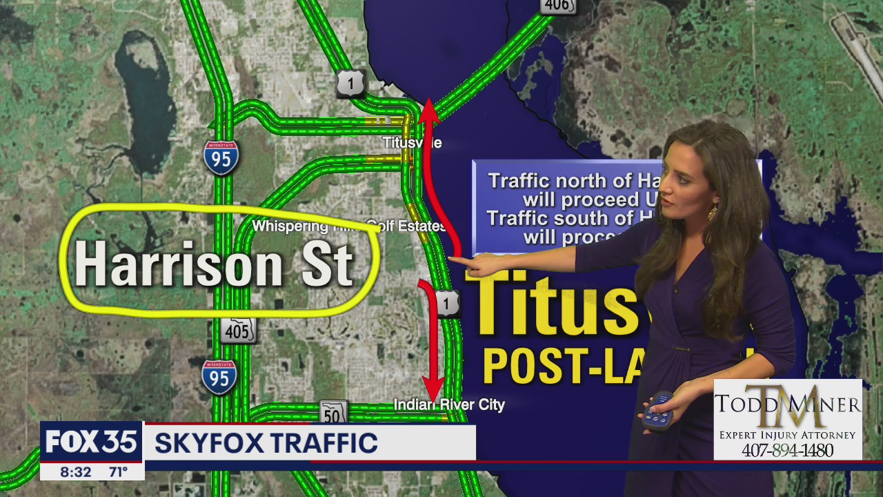 Traffic advisory if you're going to watch the launch on Saturday