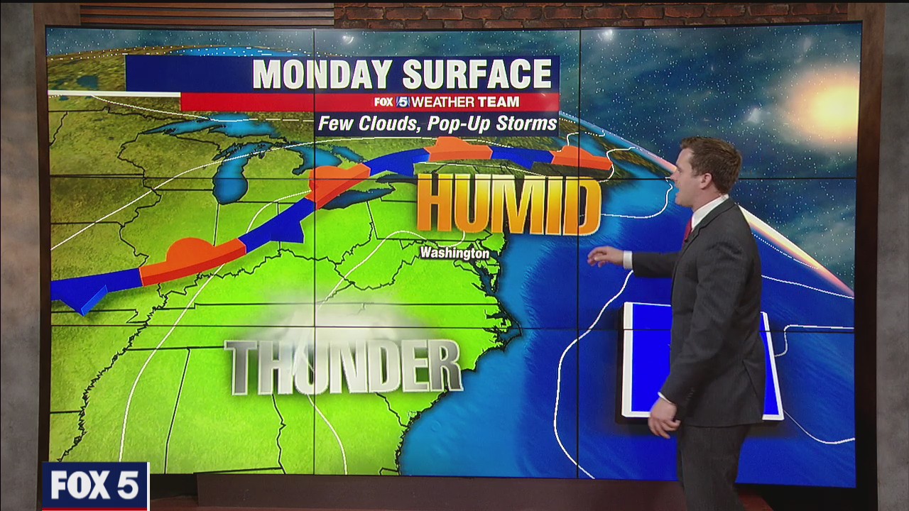 FOX 5 Weather forecast for Monday, June 7