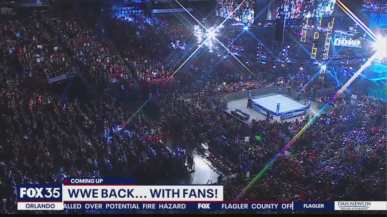 WWE back in Orlando with fans