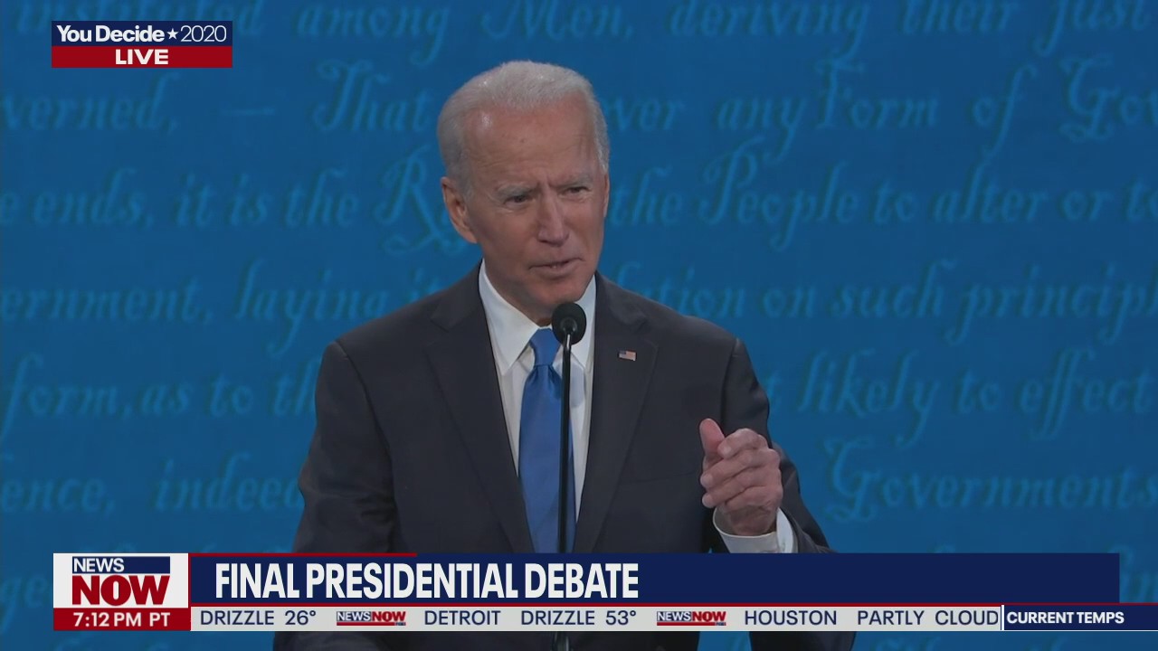 Trump and Biden speak on race in America.