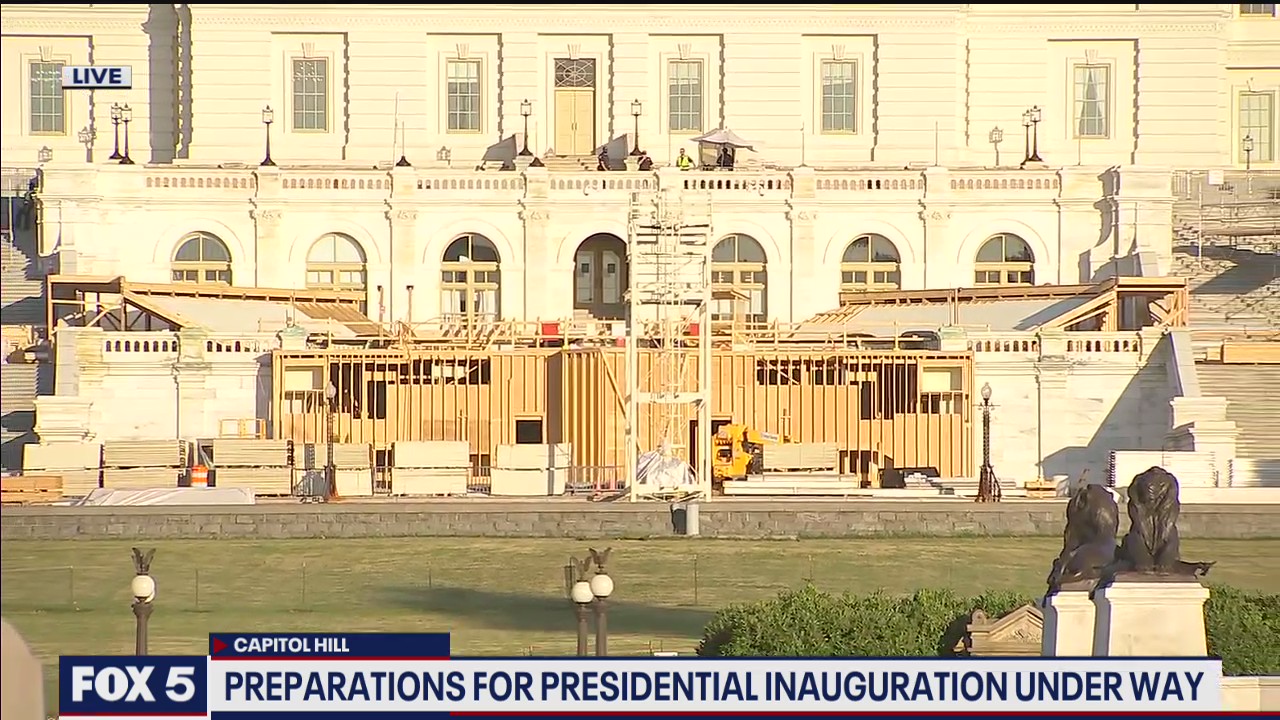 Preparations for presidential inauguration underway