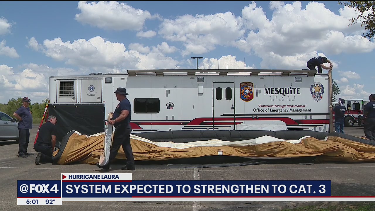 North Texas sites prepped to host Hurricane Laura evacuees