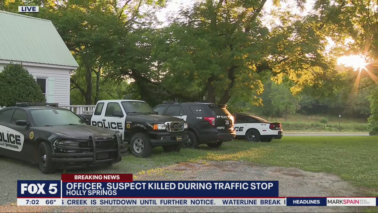 Officer, suspect killed during Holly Springs traffic stop