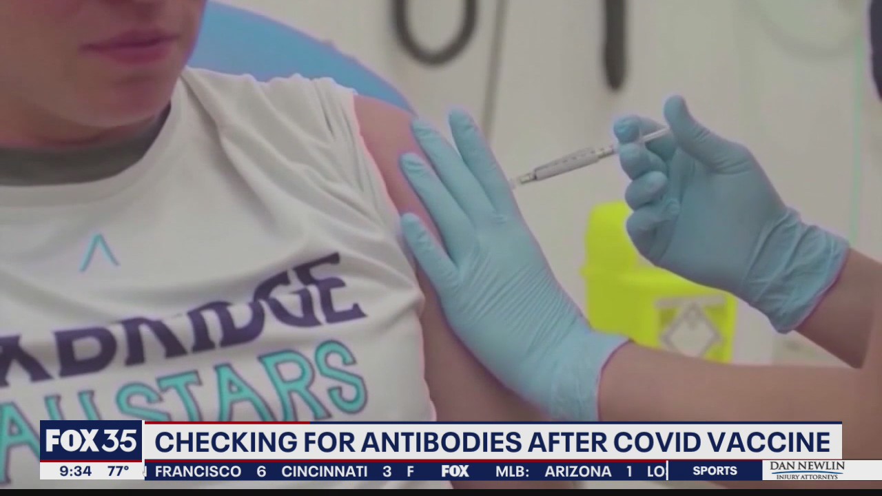 Checking for antibodies after COVID vaccine