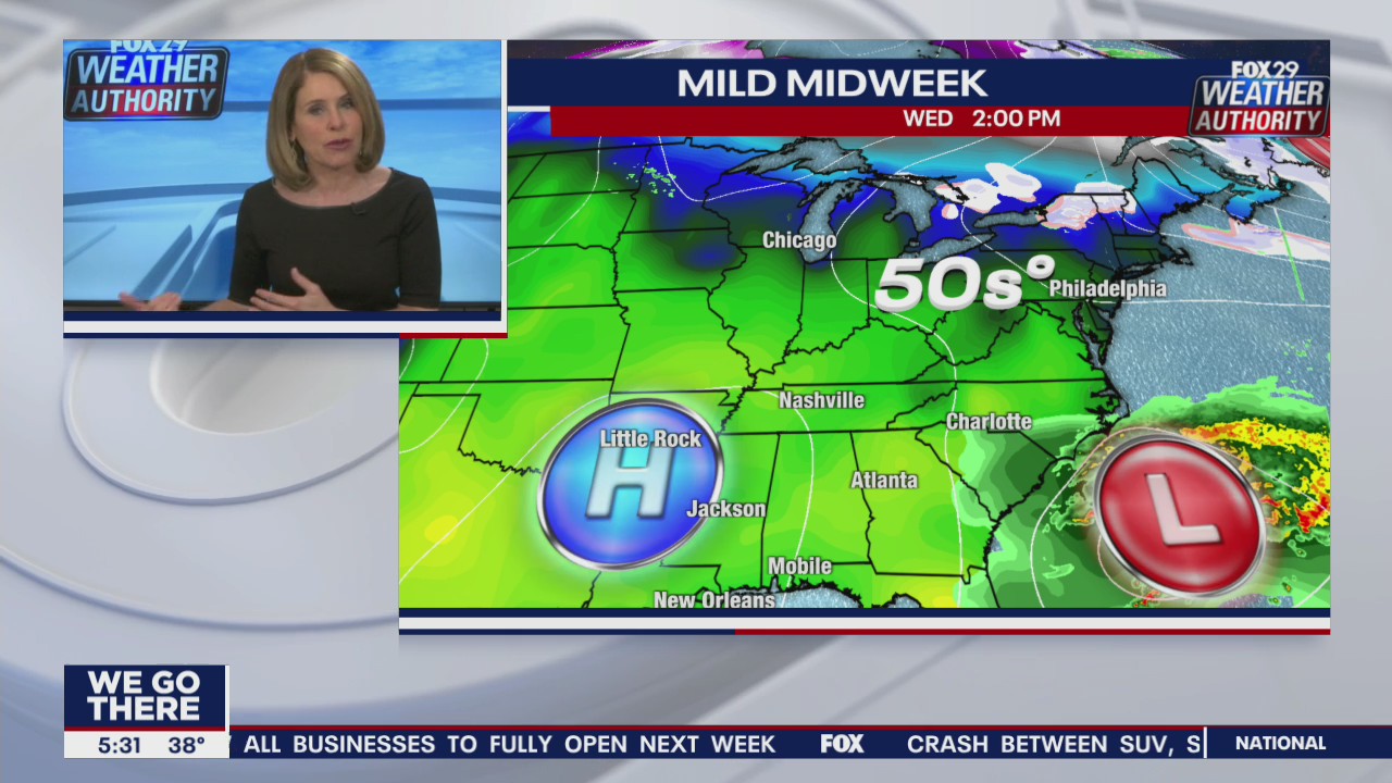 FOX 29 Weather Authority 7-day forecast