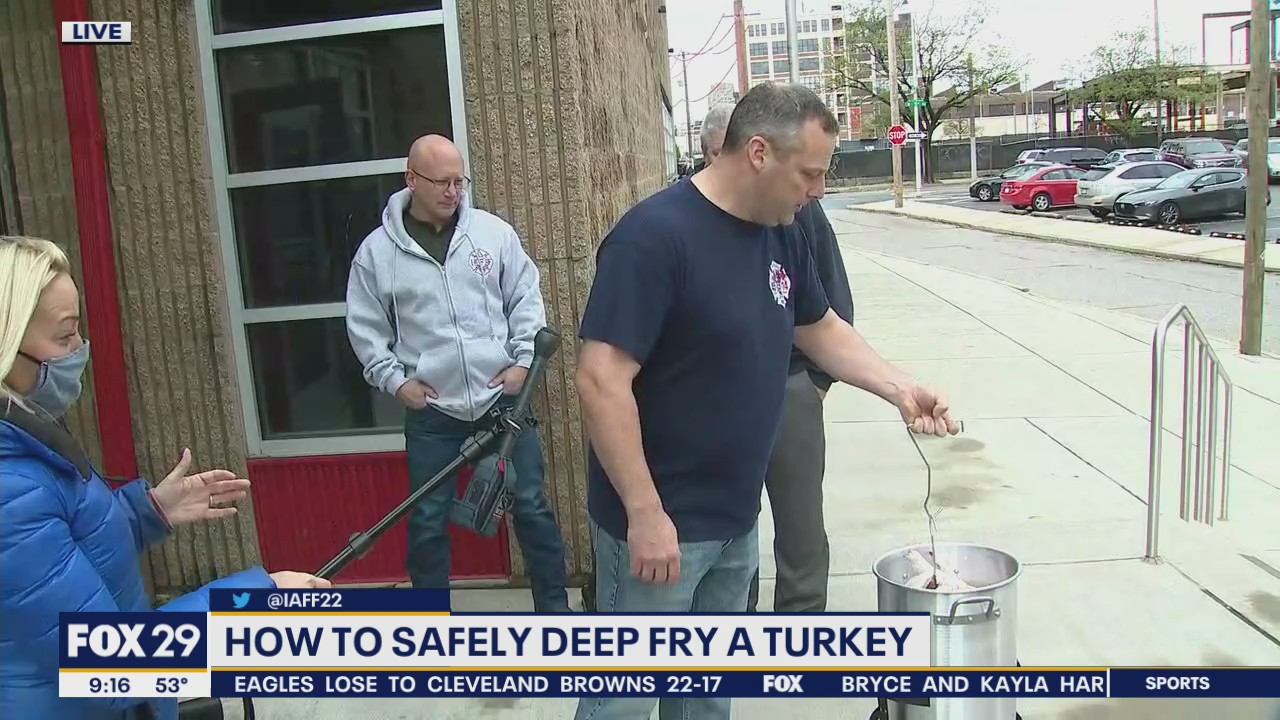 How to safely deep fry a turkey for Thanksgiving