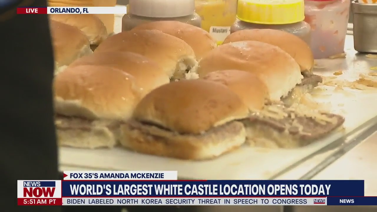 World's largest White Castle location officially opens in Orlando | LiveNOW from FOX
