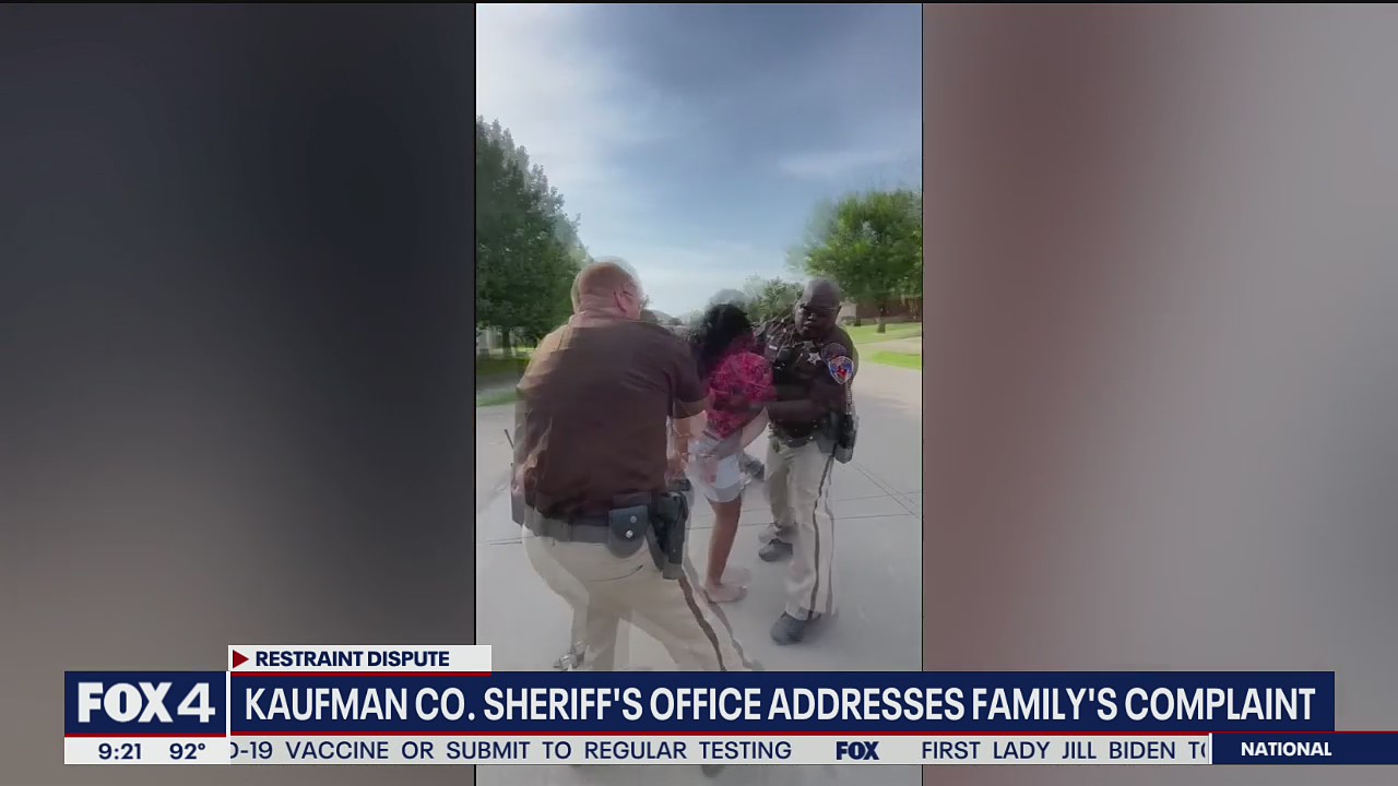 Kaufman County Sheriff's Office addresses complaint of excessive force