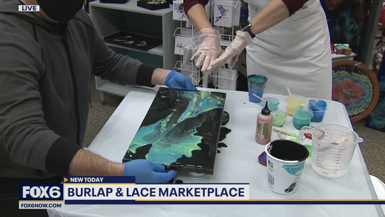 Original wall art, watercolor paintings, greeting cards and even acrylic paint serving platters
