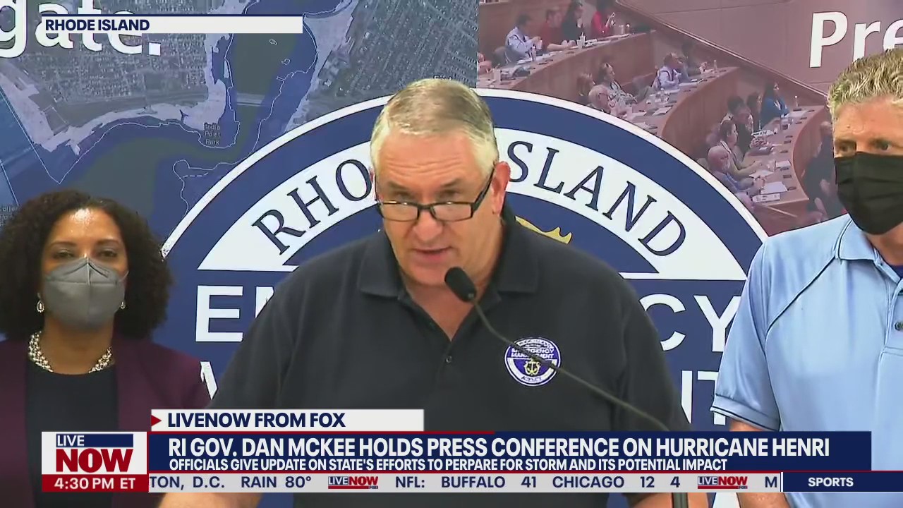 Hurricane Henri update from Rhode Island governor
