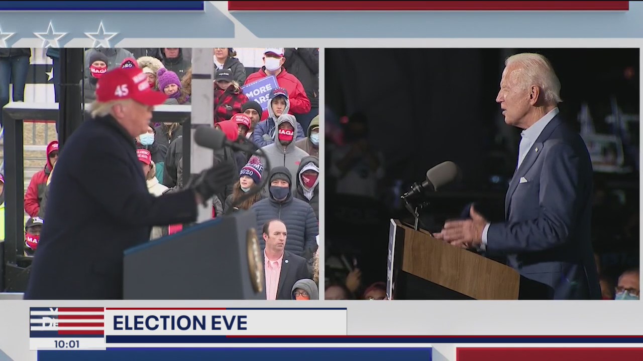 Candidates make final pitch to voters on election eve