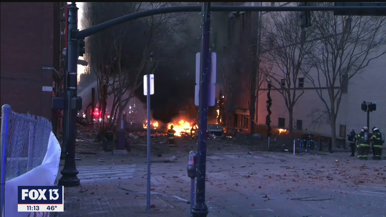 Explosion leaves witnesses shaken