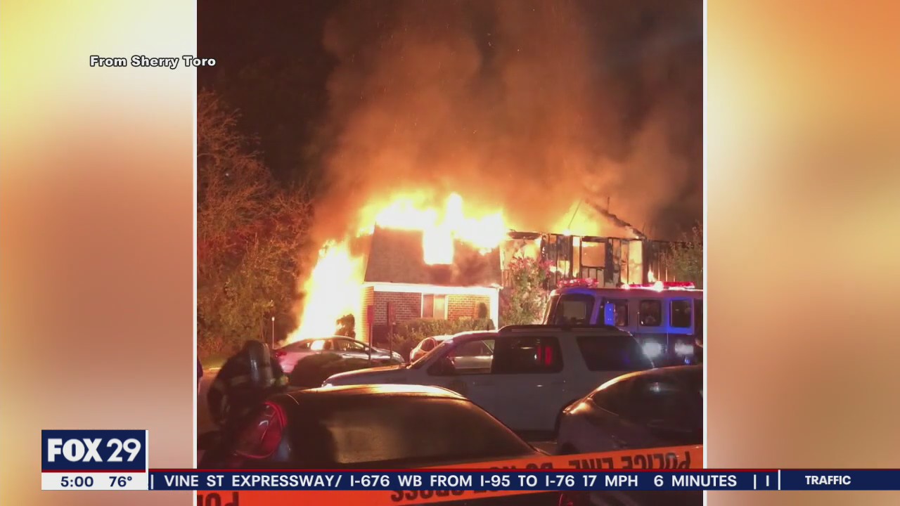 2-alarm fire torches condo complex in Maple Shade, no injuries reported