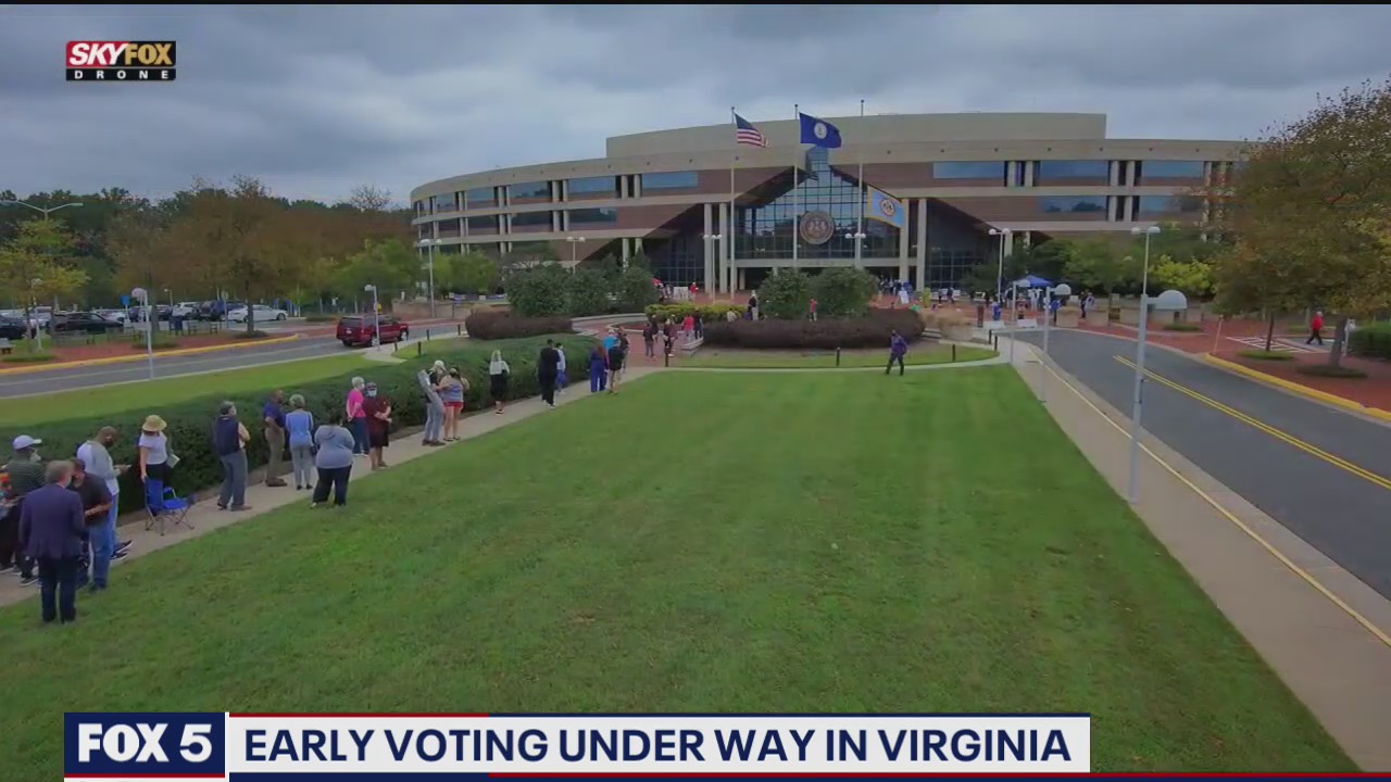 Early voting underway in Virginia