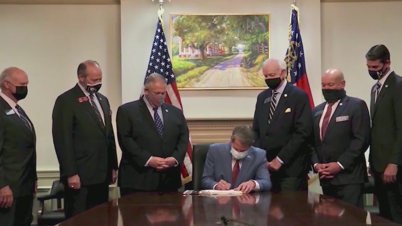 Calls to boycott Georgia over new voting law