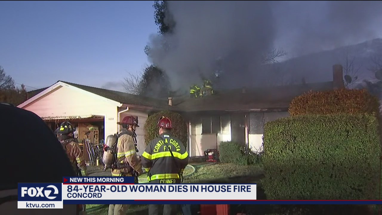 Elderly woman dies in Concord fire