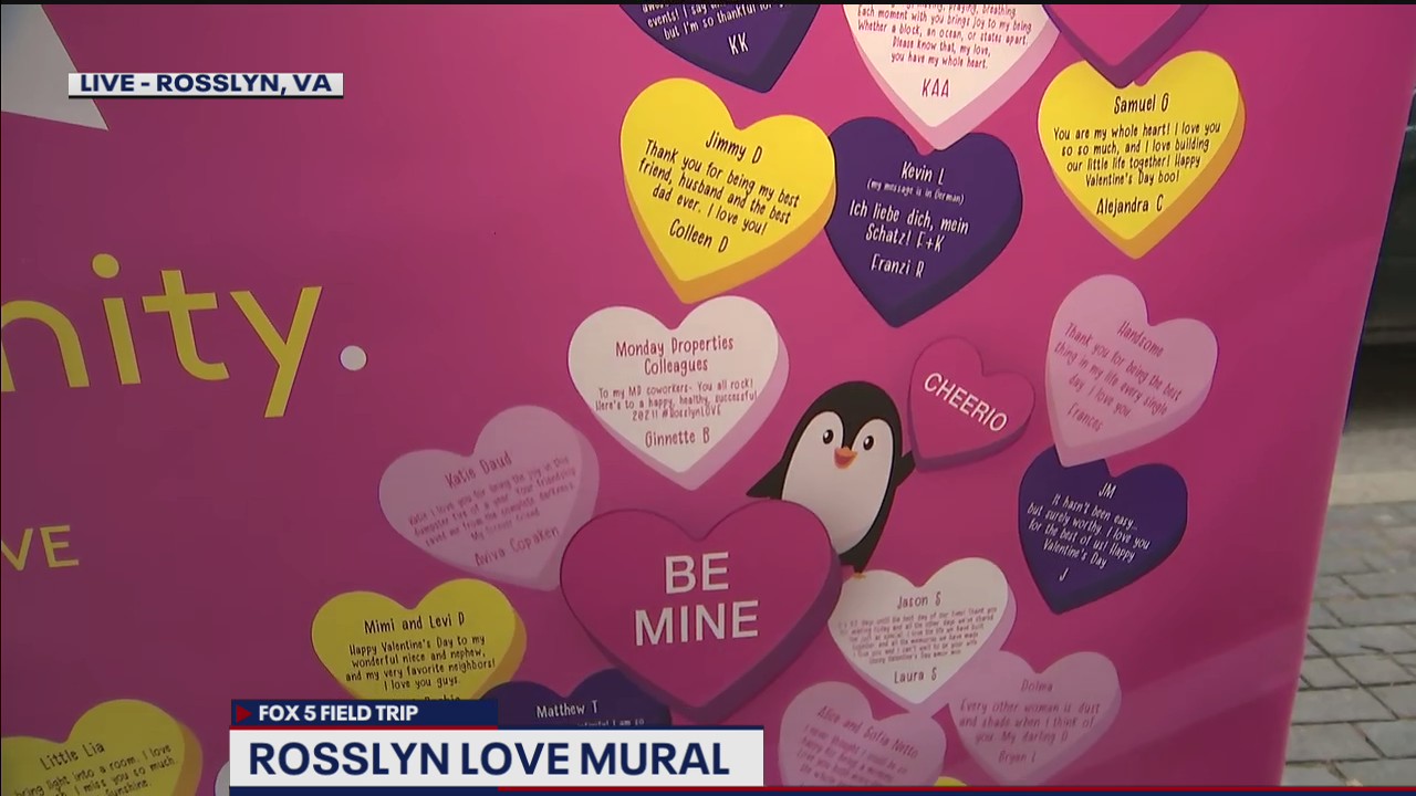 How to get your message on one of Rosslyn's love murals