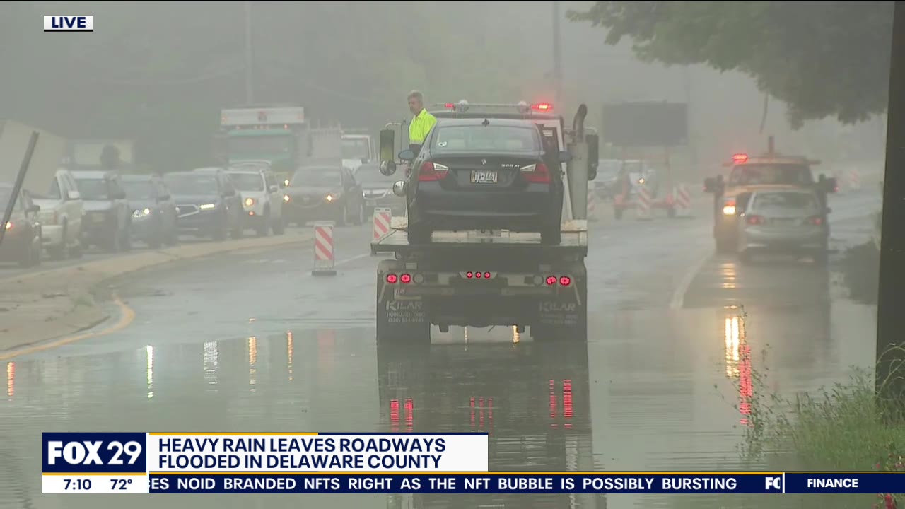 Chester, Delaware counties experience flooding after heavy downpours
